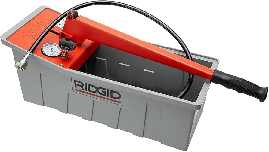 Ridgid 1450 Pressure Testing Pump